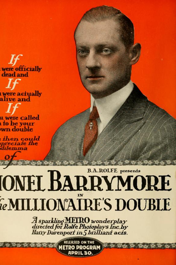 Poster de Filme The Millionaire's Double (1917)