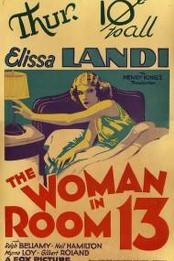 Poster de Filme A Mulher no Quarto 13 (1932)