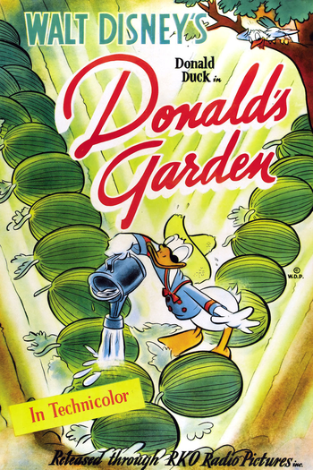 Poster de Curta Donald's Garden  (1942)
