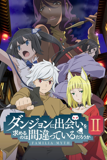 Dungeon ni Deai wo Motomeru no wa Machigatteiru Darou ka (2ª temporada) - Poster / Capa / Cartaz - Oficial 1