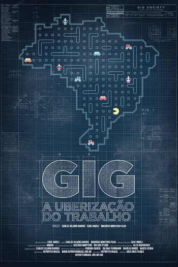 Poster de Filme GIG - A Uberização do Trabalho (2019)