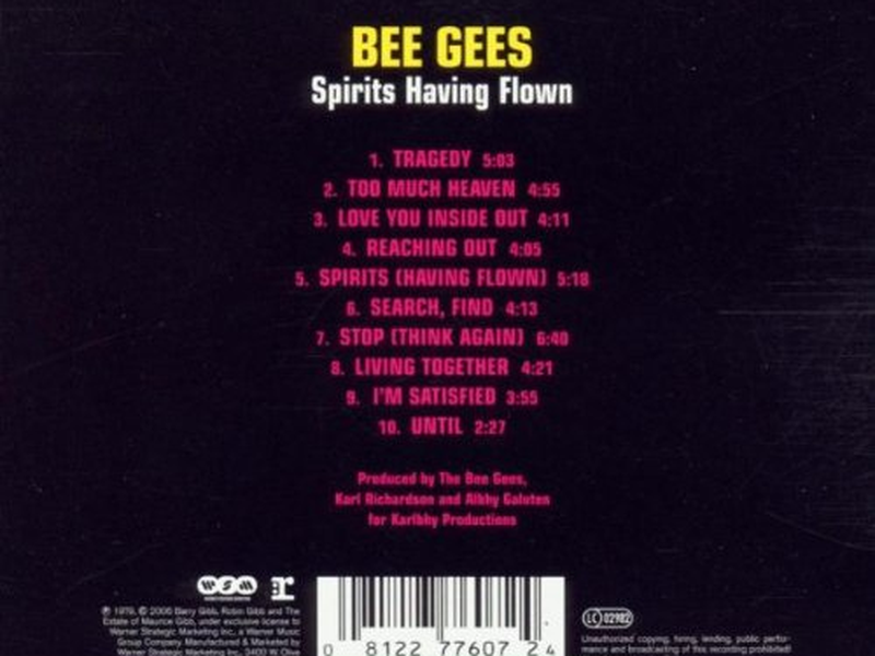 Foto 1 de Bee Gees - Spirits Having Flown Tour