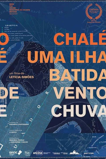 Poster de Filme O chalé é uma ilha batida de vento e chuva (2019)