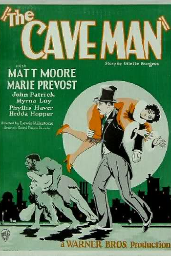 Poster de Filme O Homem da Caverna (1926)
