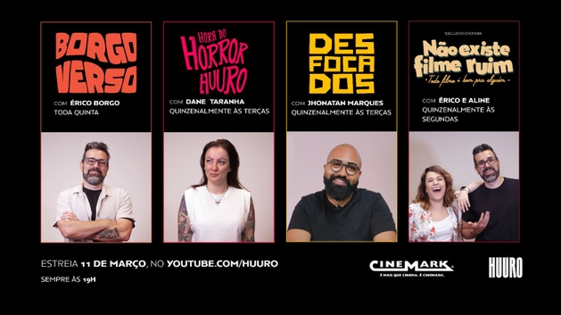 Cinemark inova, aposta em conteúdo original e faz parceria com a Huuro