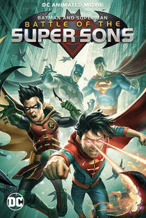 Batman e Superman: Batalha dos Super Filhos - Poster / Capa / Cartaz - Oficial 2