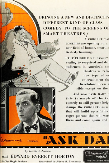 Poster de Curta Ask Dad (1929)