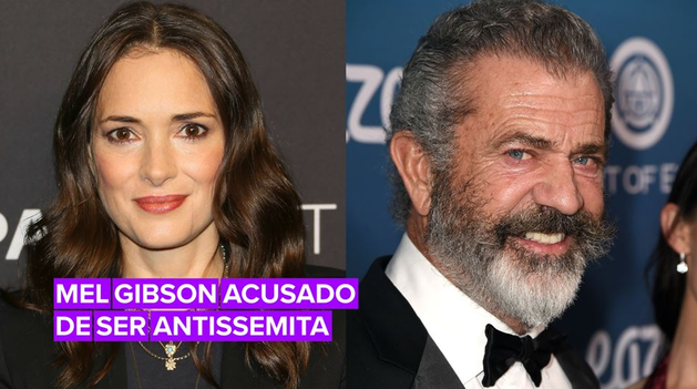 Winona Ryder acusa Mel Gibson de antissemita e homofóbico
