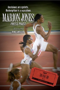 Marion Jones: Press Pause - Poster / Capa / Cartaz - Oficial 1