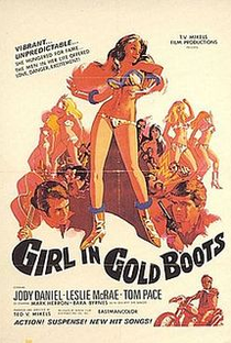 Girl in Gold Boots - Poster / Capa / Cartaz - Oficial 1