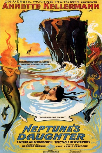Poster de Filme A Filha de Netuno (1914)