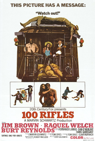 Poster 3 de Filme 100 Rifles (1969)