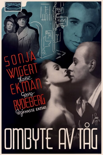 Poster de Filme Ombyte av tåg (1943)