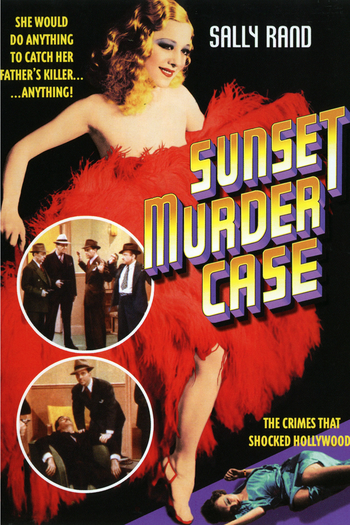 Poster de Filme Sunset Murder Case (1938)