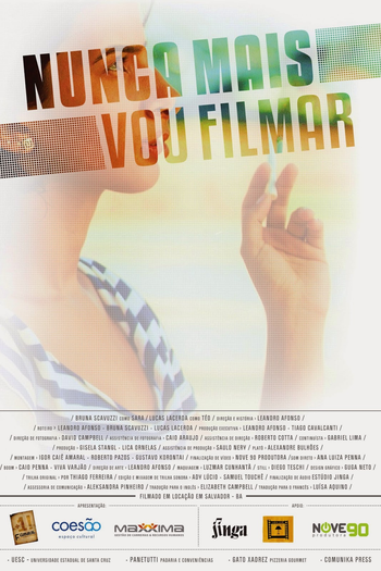 Poster de Filme Nunca Mais Vou Filmar (2012)