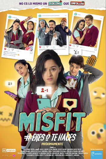 Poster de Filme Misfit # Você É Ou Você Se Torna (2021)