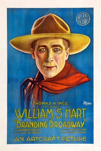 Poster de Filme Branding Broadway (1918)
