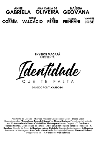 Poster 1 de Curta Identidade Que Te Falta (2022)