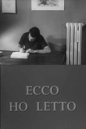 Poster de Curta Ecco Ho Letto (1966)