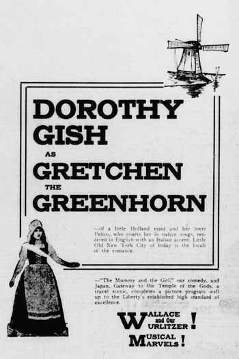 Poster de Filme Gretchen the Greenhorn (1916)