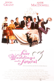 Quatro Casamentos e Um Funeral - Poster / Capa / Cartaz - Oficial 6