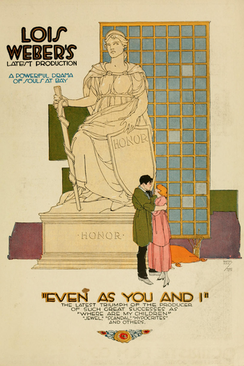Poster de Filme Even As You and I (1917)