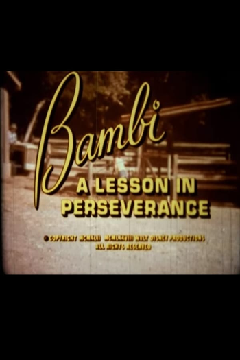 Poster de Curta Bambi: A Lesson in Perseverance (1978)
