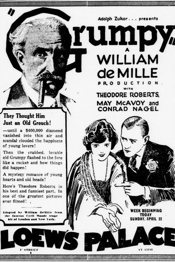 Poster de Filme Grumpy (1923)