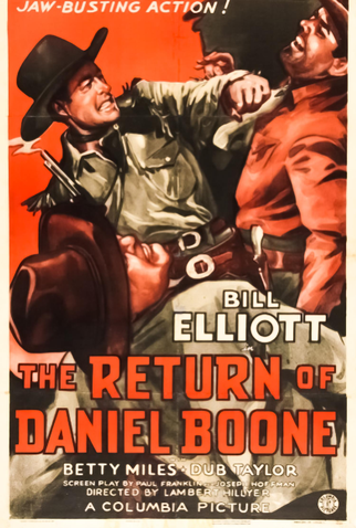 Poster 2 de Filme A Volta de Daniel Boone (1941)