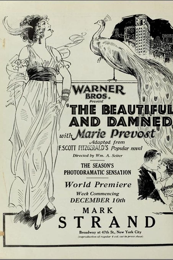 Poster de Filme The Beautiful and Damned (1922)
