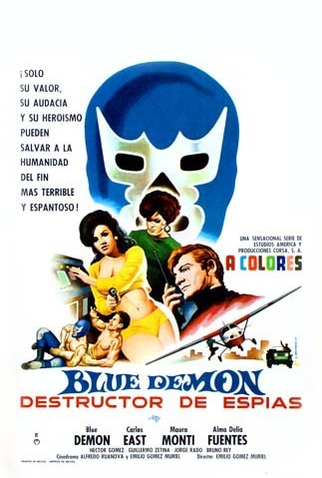 Poster 1 de Filme Blue Demon Destructor de Espías (1968)