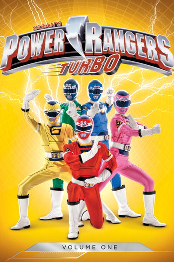 Poster de Série Power Rangers Turbo (1997)