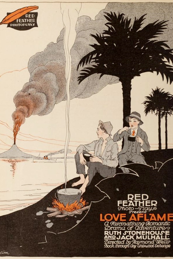 Poster de Filme Love Aflame (1917)