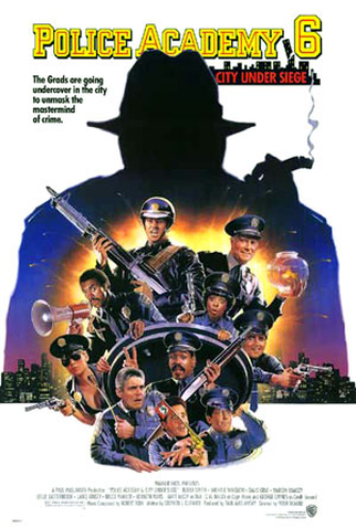Poster 3 de Filme Loucademia de Polícia 6: Cidade em Estado de Sítio (1989)