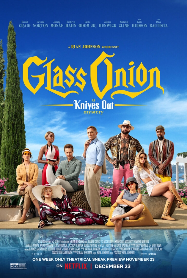 Crítica: Glass Onion: Um Mistério Knives Out ("Glass Onion: A Knives Out Mistery") - CineCríticas