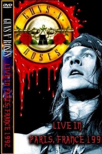 Poster de Filme Guns N' Roses- Live In Paris (1992)
