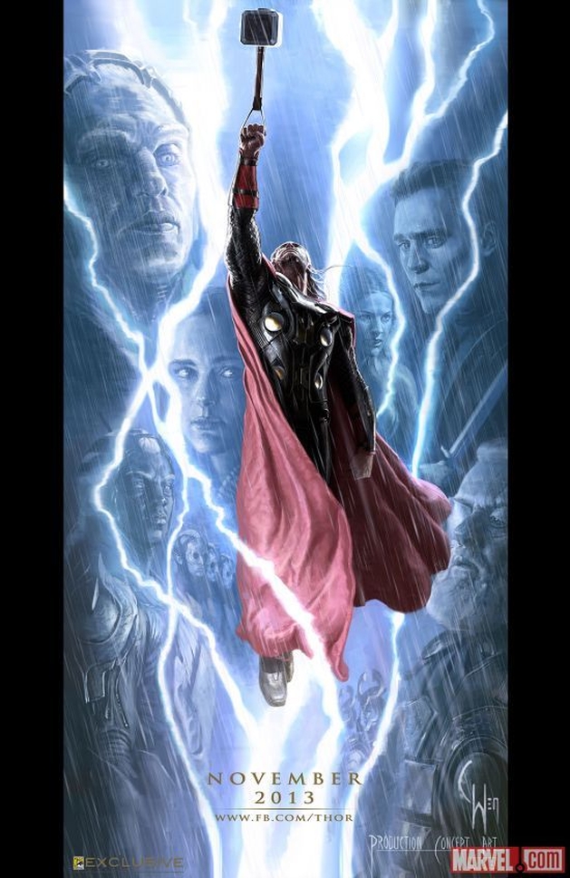Veja novo pôster de “Thor: O Mundo Sombrio” divulgado na San Diego Comic-Con