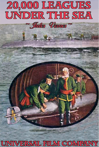 Poster 1 de Filme 20.000 Léguas Submarinas (1916)