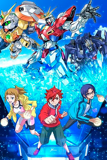 Poster de Série Gundam Build Fighters Try (2014)