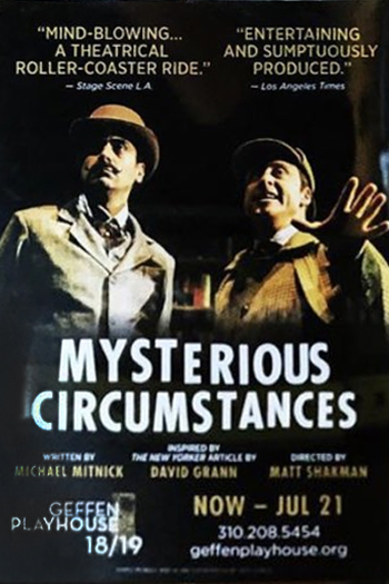  de Filme Mysterious Circumstances (Play) (2019)