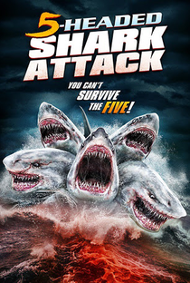 O Ataque do Tubarão de 5 Cabeças - Poster / Capa / Cartaz - Oficial 1