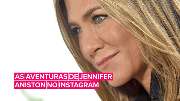 Jennifer Aniston faz conta no Instagram