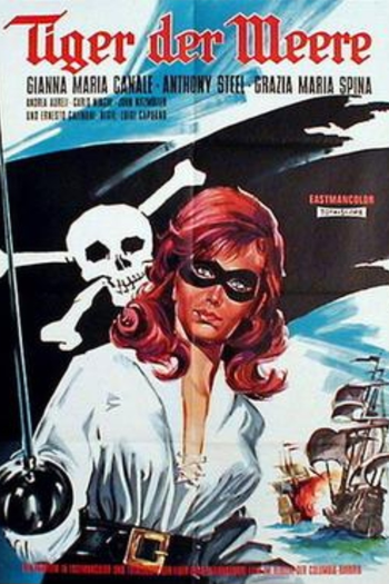 Poster de Filme O Tigre dos Setes Mares (1962)