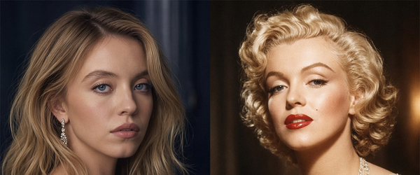 Marilyn Monroe e Sydney Sweeney são parentes, revela pesquisa