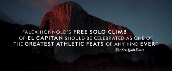 National Geographic Documentary: "Free Solo"