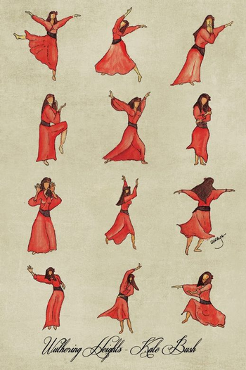Poster de Curta Kate Bush: Wuthering Heights (Version 2) (1978)