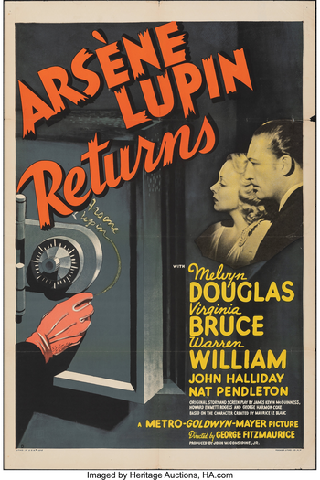 Poster de Filme A Volta de Arsène Lupin (1938)