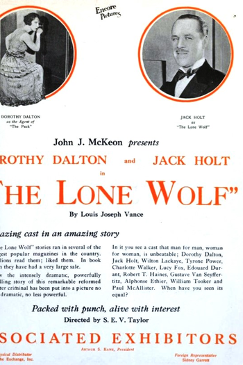 Poster de Filme The Lone Wolf (1924)