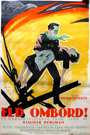Poster de Filme Fogo a Bordo (1923)