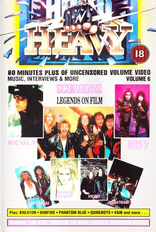 Poster 1 de Filme Hard ’N Heavy Volume 6 (1989)